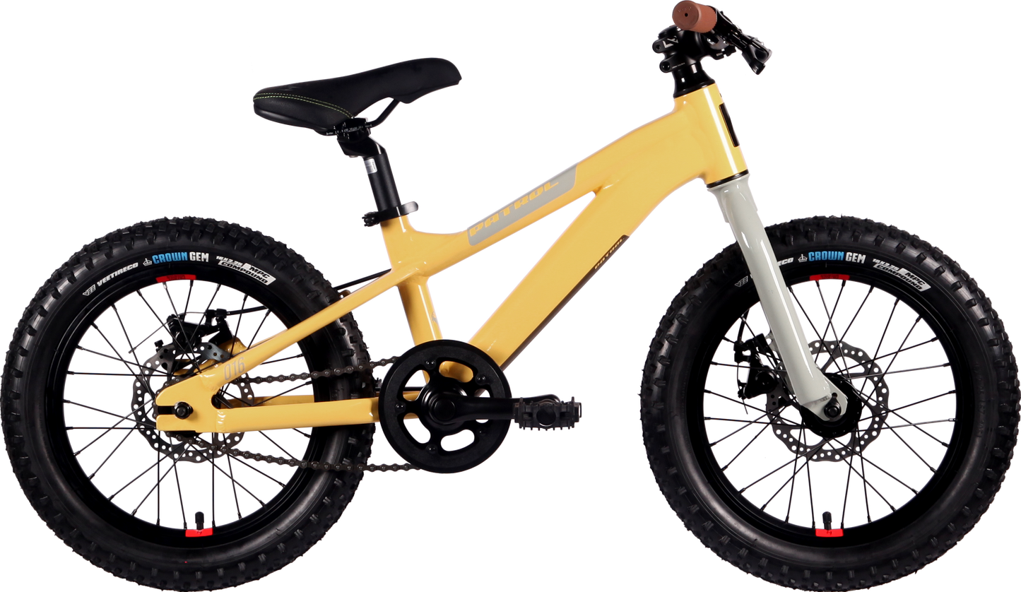Bicicleta de niño Patrol Kids Aro 16" - YELLOW/SILVER