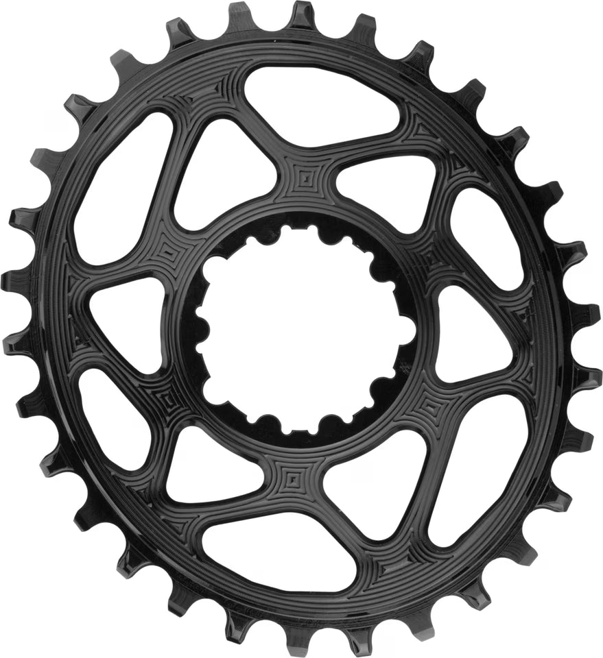 CORONA ABSOLUTE BLACK OVAL BOOST DIRECT MOUNT SRAM BLACK - 28T