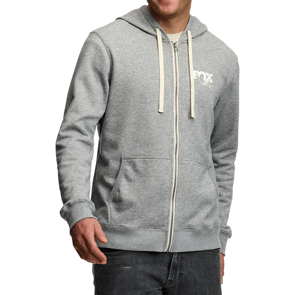 Polerón FOX Suspension Gris Logo Blanco Men