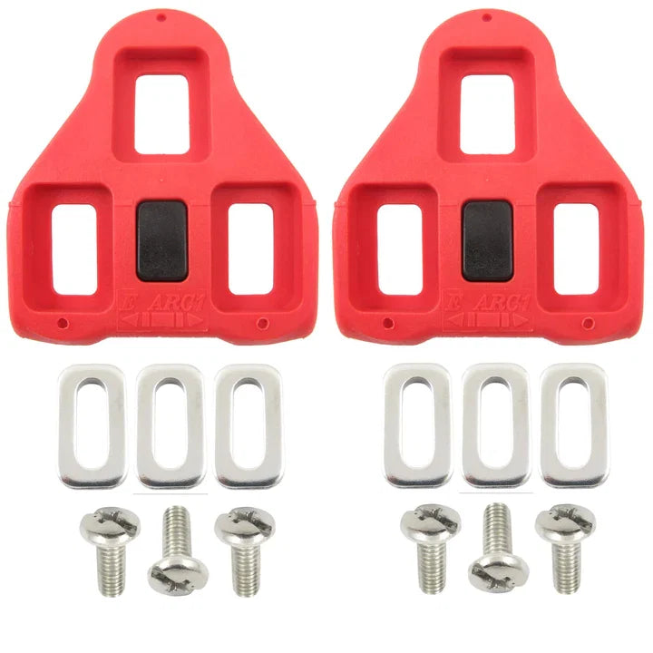 Calas Ruta Vp Arc 1 Look Delta Cleats, 9 Degree Red