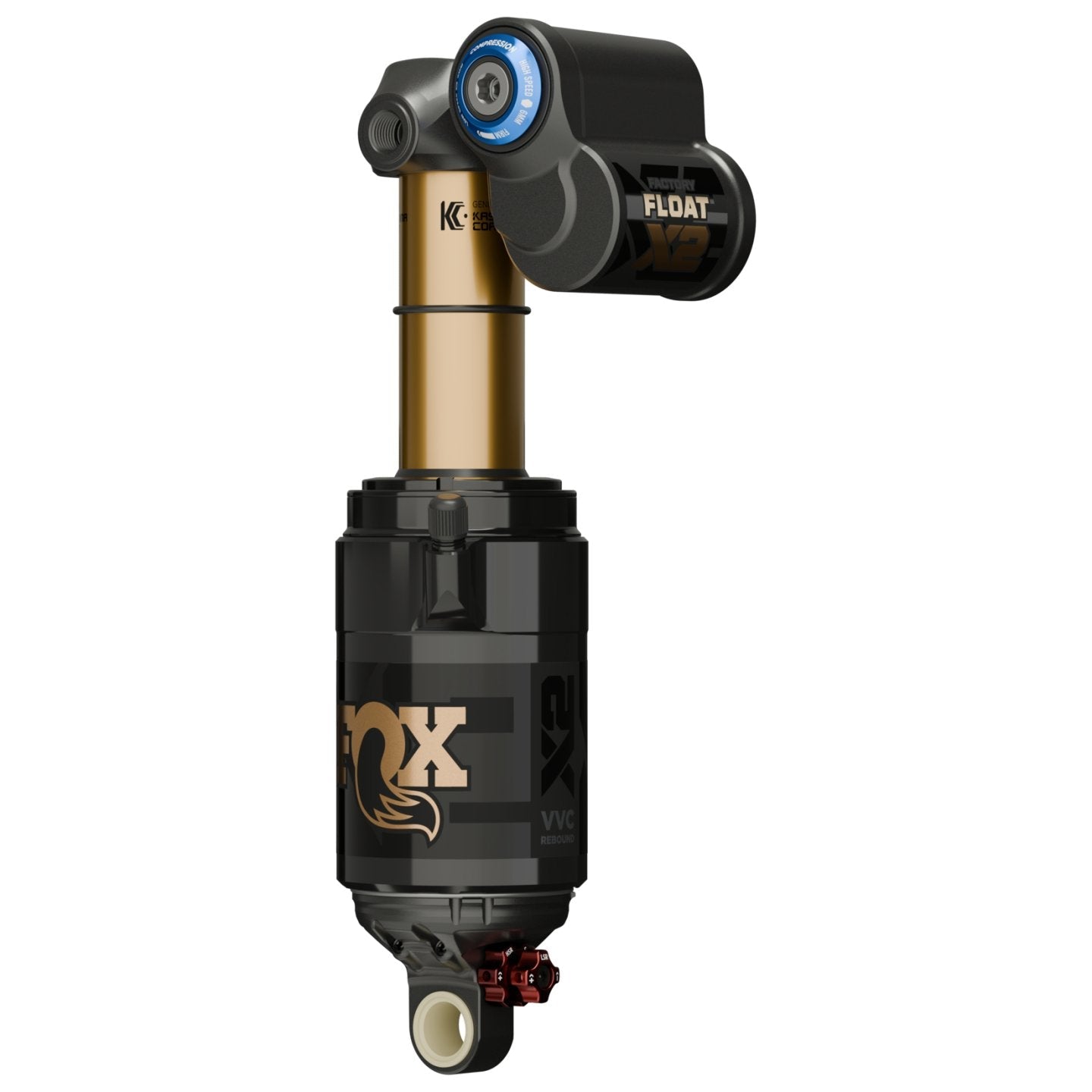 Shock Fox Float X2 2026 FS Neutral Logo 205X60 2pos-AdJ Trunnion