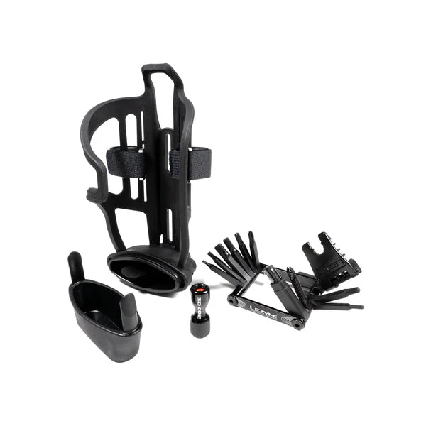 Kit Lezyne Tubeless Cage Flow Storage Loaded Black