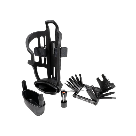 Kit Lezyne Tubeless Cage Flow Storage Loaded Black