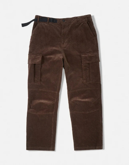 Pantalon Loose Rider District Courdoy Cargo Brown
