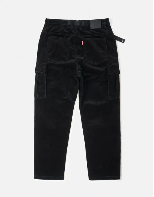 Pantalon District Corduroy Cargo black