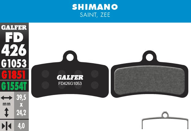Pastilla Galfer Shimano E-Bike Saint/Zee/XT/M7120/8020/8120/9120
