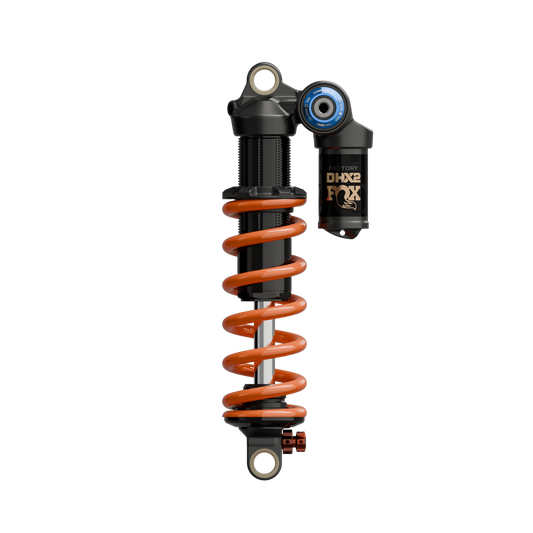Shock Fox DHX2 2026 Factory Series Neutral Logo 250x75 (HSC, LSC, HSR, LSR,)