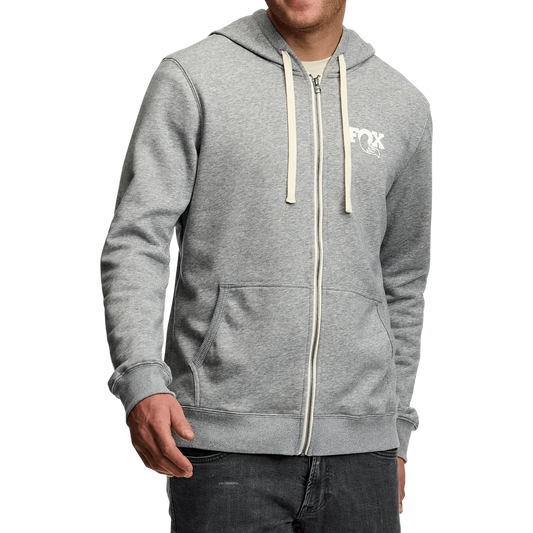 Polerón FOX Suspension Gris Logo Blanco Men