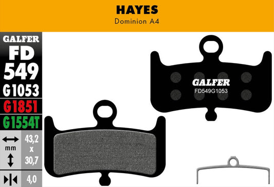 Galfer Pastillas Hayes Dominion A4