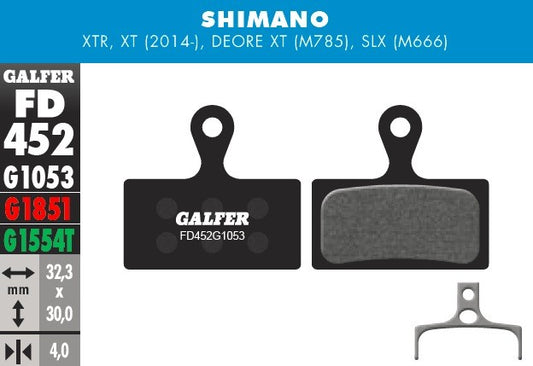 Galfer Pastillas Shimano M985/785/666/7000/8000/9000/9020