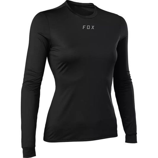 Lycra Mujer Tecbase Manga Larga [Negro]