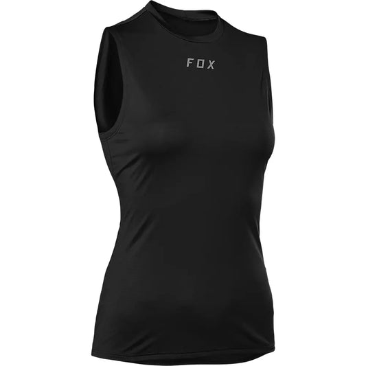 Lycra Mujer Tecbase Sin Mangas [Negro]