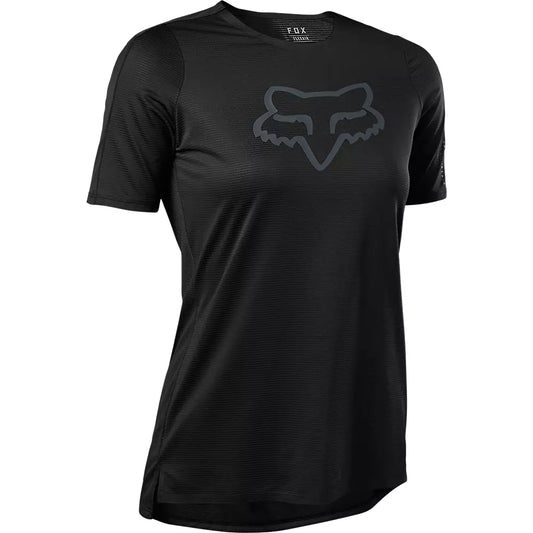 Jersey Mujer Manga Corta Flexair [Negro]