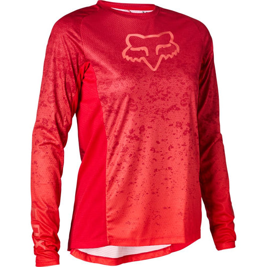 Jersey Mujer Manga Larga Defend Lunar [Rojo]