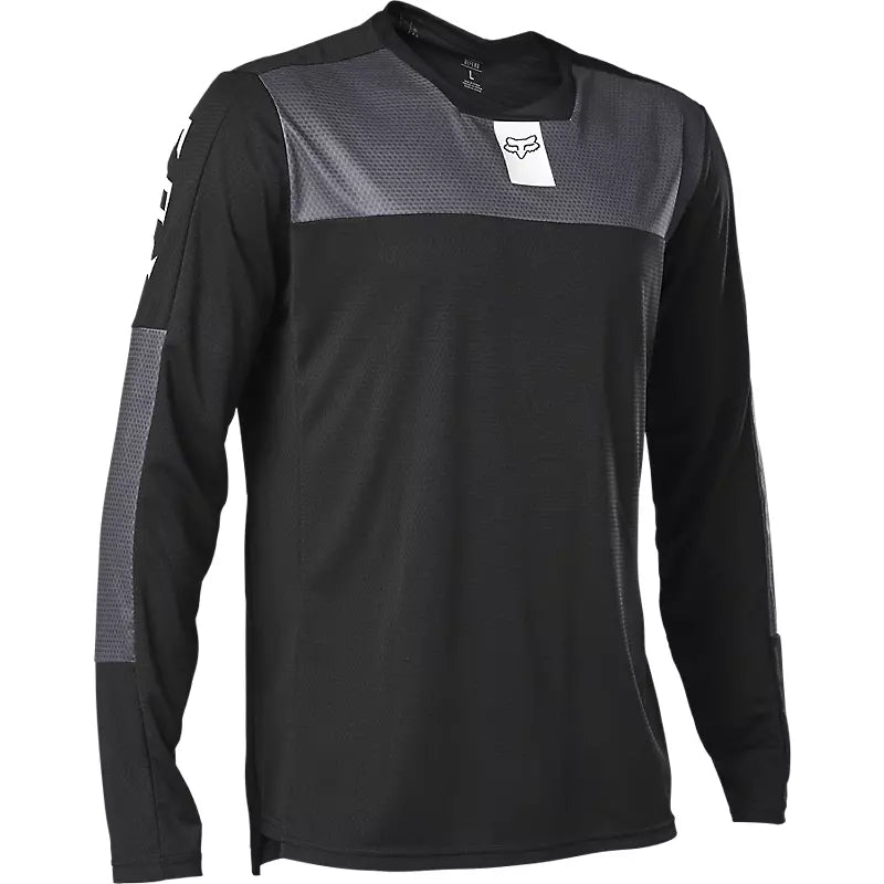 Jersey Manga Larga Defend Foxhead [Negro]