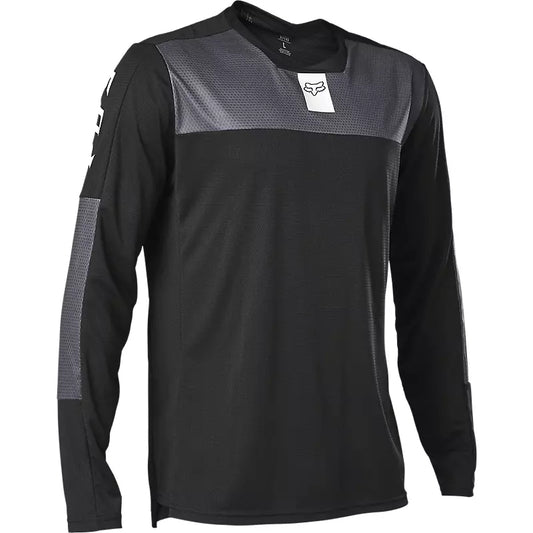 Jersey Manga Larga Defend Foxhead [Negro]