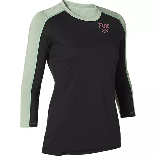 Jersey Mujer Manga 3/4 Ranger [Negro/Verde]