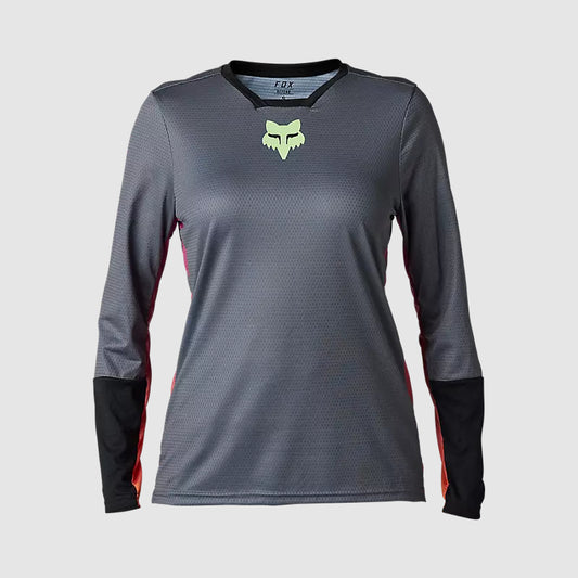 Jersey Mujer Ls Defend Race [Gris]