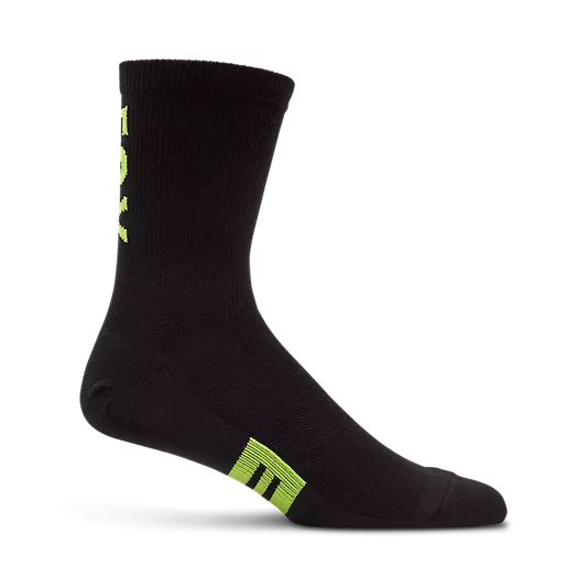 6" Flexair Merino Sock [Blk/Ylw]